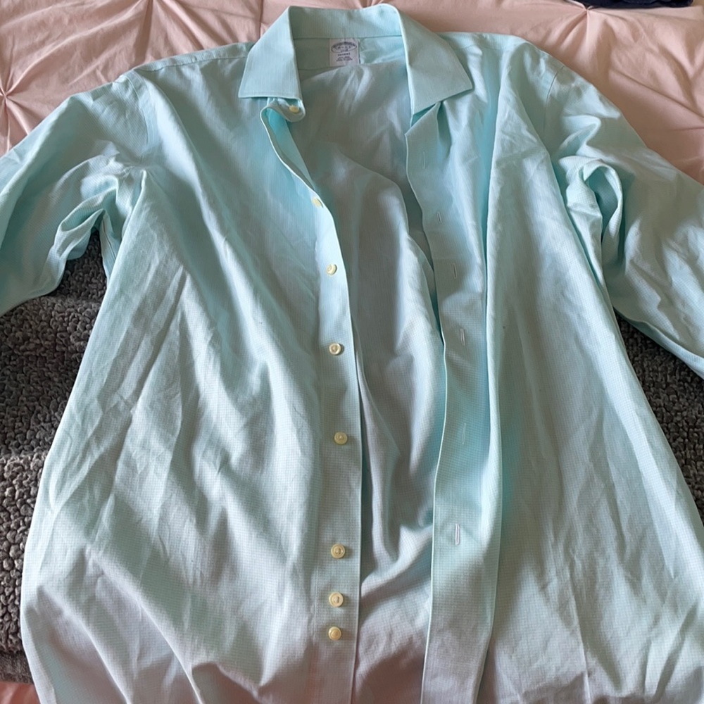 Blue dress shirt